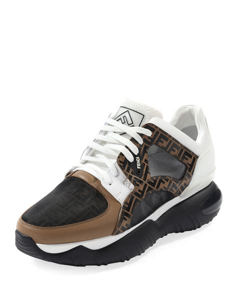 fendi runners brown|Men's Fendi Shoes .